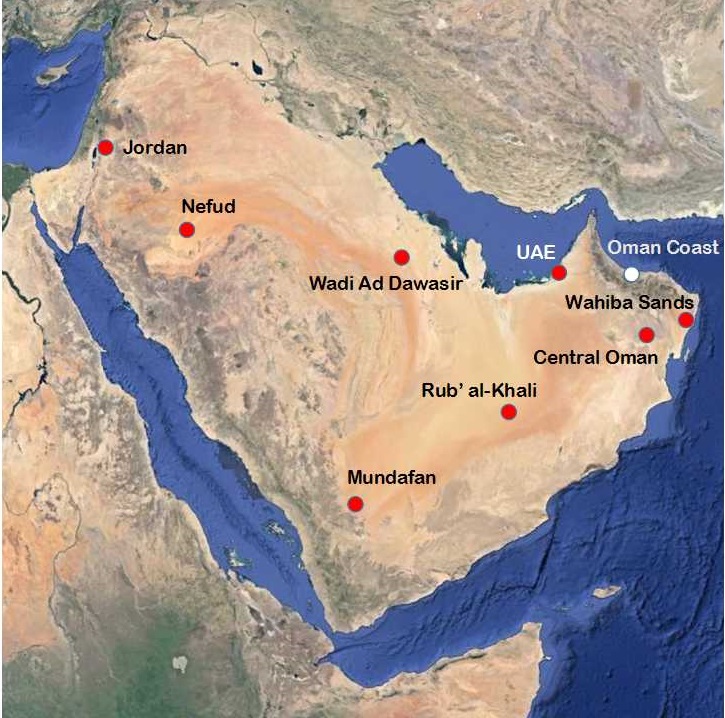 Fluvio-lacustrine deposits reveal precipitation pattern in SE Arabia ...